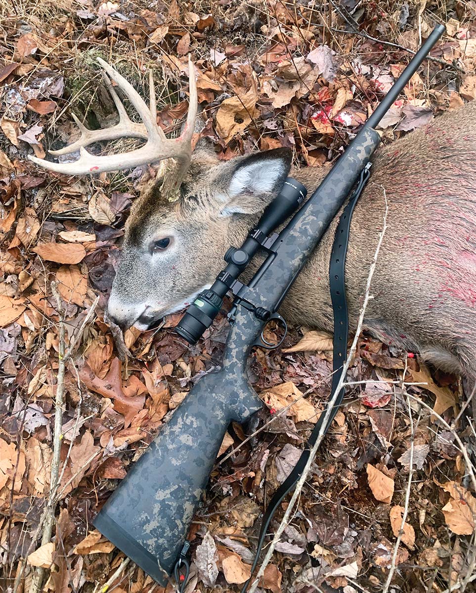 The NULA model 20 in 358 Winchester got to see some action in Pennsylvania with this 2nd-year 10-pointer.